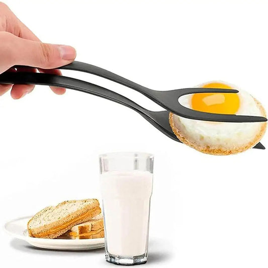Spatula Tongs for Eggs 2 In 1